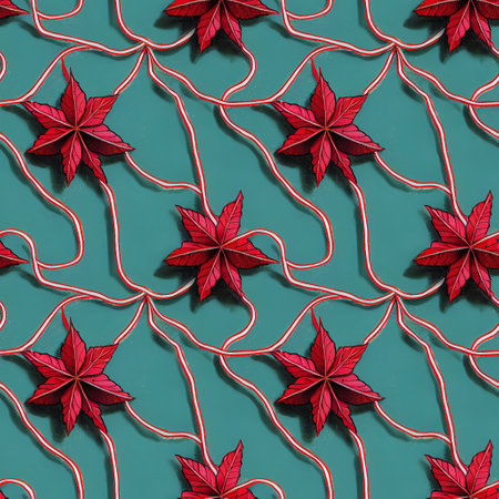 Christmas seamless pattern design. New year package paperの写真素材