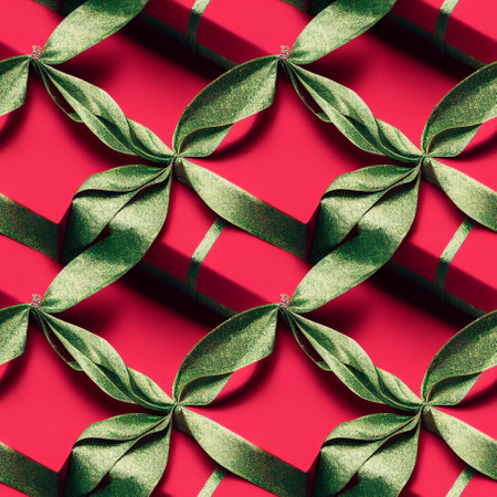 Christmas seamless pattern design. New year package paperの写真素材