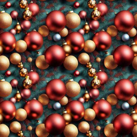 Christmas seamless pattern design. New year package paperの写真素材