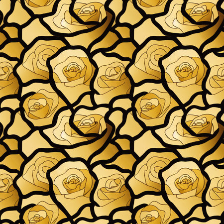 Seamless pattern with roses. Flower seamless background.の写真素材