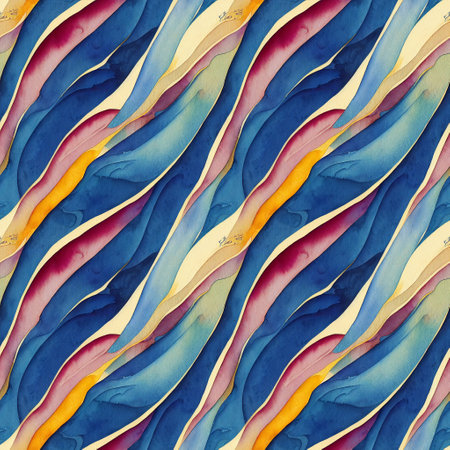 Abstract seamless pattern with watercolor drawing. Watercolor pattern for fabric, textile.の写真素材