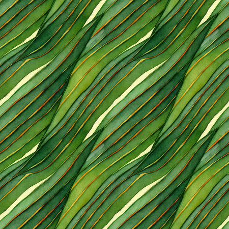 Pattern with tropical leaves. Seamless flower, floral pattern. Vintage hand drawn botanical illustration.の写真素材