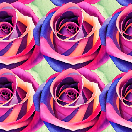 Roses flower seamless pattern. Modern design. Alcohol ink. Watercolor illustration.の写真素材