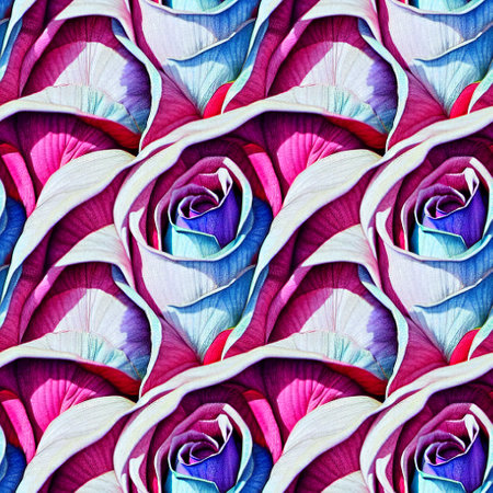 Roses flower seamless pattern. Modern design. Alcohol ink. Watercolor illustration.の写真素材