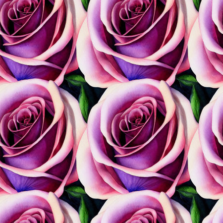 Roses flower seamless pattern. Modern design. Alcohol ink. Watercolor illustration.の写真素材
