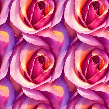Roses flower seamless pattern. Modern design. Alcohol ink. Watercolor illustration.の写真素材