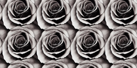 Roses flower seamless pattern. Modern design. Alcohol ink. Watercolor illustration.の写真素材