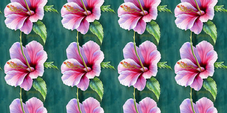 Roses flower seamless pattern. Modern design. Alcohol ink. Watercolor illustration.の写真素材