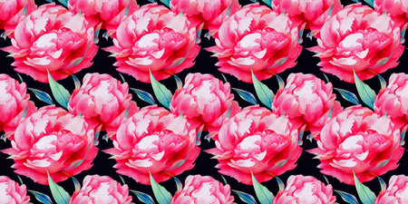 Roses flower seamless pattern. Modern design. Alcohol ink. Watercolor illustration.の写真素材