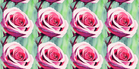 Roses flower seamless pattern. Modern design. Alcohol ink. Watercolor illustration.の写真素材
