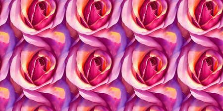 Roses flower seamless pattern. Modern design. Alcohol ink. Watercolor illustration.の写真素材