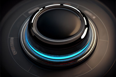 Futuristic banner with HUD button Template for interfaceの写真素材