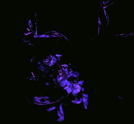 Purple abstract fractal. Fantasy fractal texture. Digital art. 3D rendering. Computer generated imageの写真素材