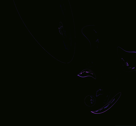 Purple abstract fractal. Fantasy fractal texture. Digital art. 3D rendering. Computer generated imageの写真素材