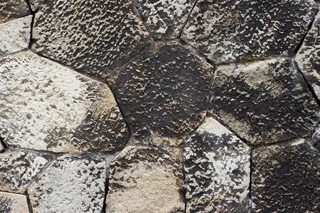 White black grunge stone wall background or textureの写真素材