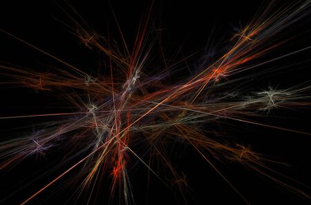 3d banner on black backdrop. Abstract artistic background. Graphic design pattern.Surreal painting. Abstract fractal patternの写真素材
