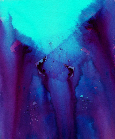 Bright painted watercolor texture. Hand drawn background with text place.の写真素材