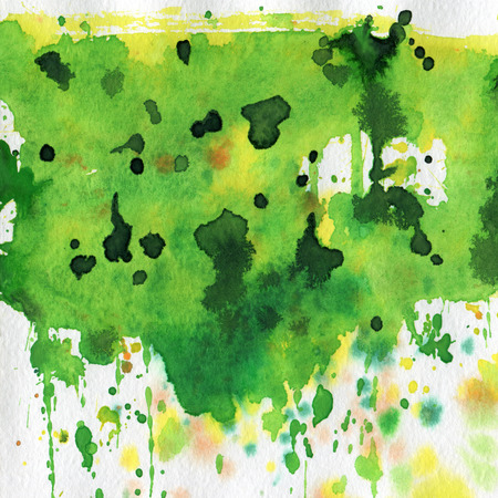 Bright painted watercolor texture. Hand drawn background with text place.の写真素材