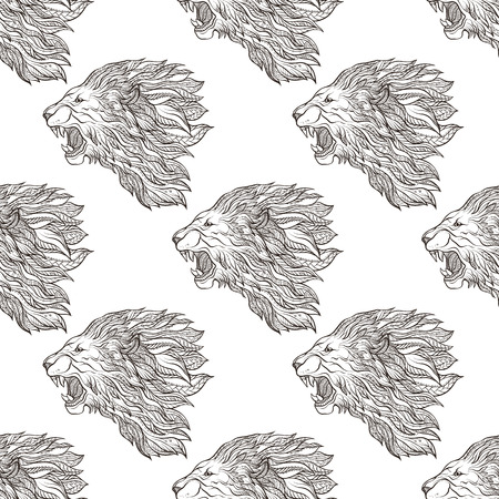 Seamless pattern, background. Graphic in black and white colors.のイラスト素材