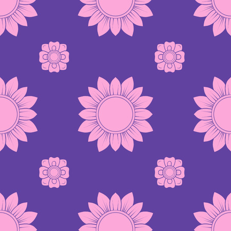 Seamless pattern, background of decorative elements of traditional Thai ornament. Stock vector illustration.のイラスト素材