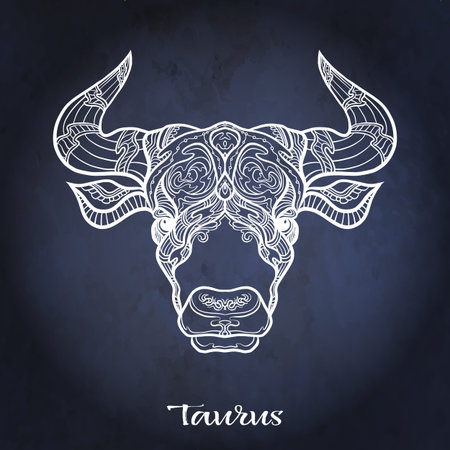 Zodiac sign. Astrological horoscope collection. Vector illustrationのイラスト素材