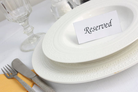 Restaurant table reservation