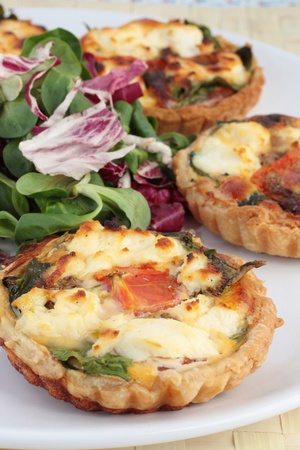 Mini quiches or tartsの写真素材