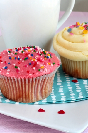 Assorted cupcakesの写真素材