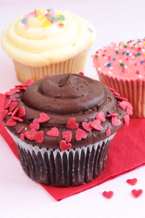 Assorted cupcakesの写真素材