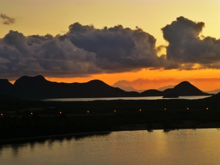 Antigua Sunsetの写真素材