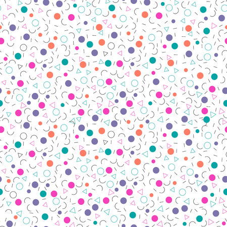 Abstract seamless pattern, retro style. Modern fashion backgroundのイラスト素材