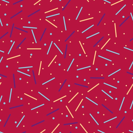 Trendy geometric elements. Seamless pattern for tissue and postcards.のイラスト素材