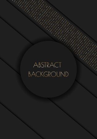 Art Deco geometric vector golden shiny frame isolated on background. Luxury and realistic decorative rectangle with perfect lines. Beautiful template with abstract concept for web, brand.のイラスト素材