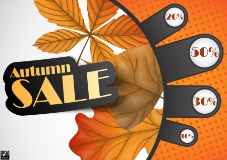Autumn saleのイラスト素材