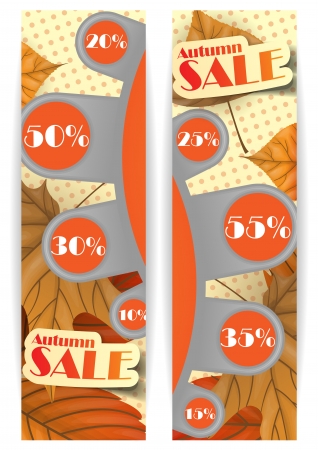 Autumn sale. Vector illustration. Eps 10.のイラスト素材