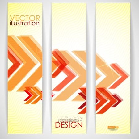 Arrow red background with place for your text. Vector illustration.のイラスト素材