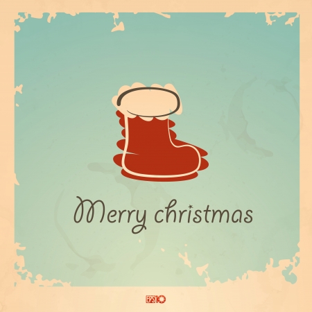 Christmas sock. のイラスト素材