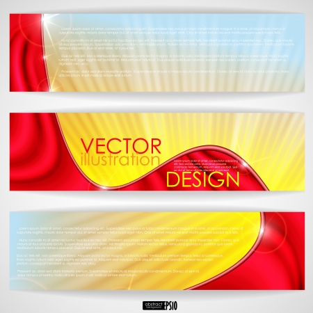 Abstract colorful banner. Vector illustration. Eps 10.のイラスト素材