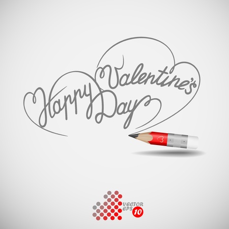 Happy Valentine s day card  のイラスト素材