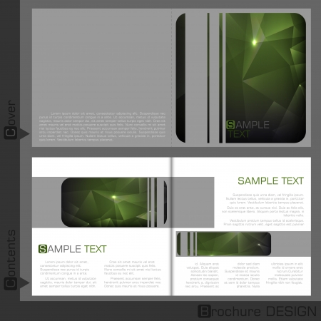 Brochure template design   illustration  のイラスト素材