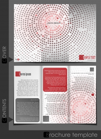 Brochure template design   illustration のイラスト素材