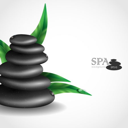 Spa stones. のイラスト素材
