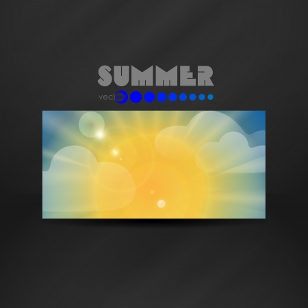 Summer background. Vector illustration.のイラスト素材