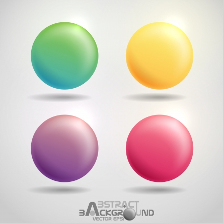 Colorful round buttons   のイラスト素材
