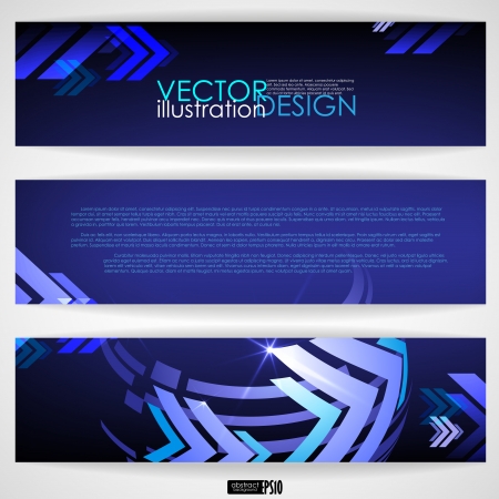 Arrow blue background with place for your text  Vector illustration  のイラスト素材