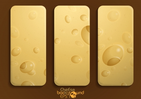 Yellow Cheese Background. Vector Illustration. Eps 10.のイラスト素材