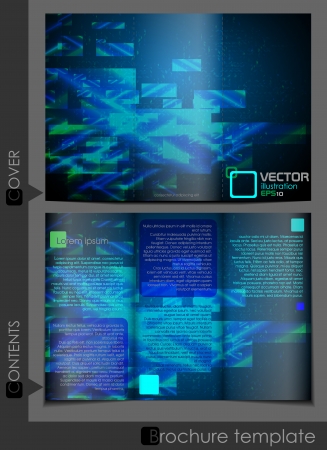 Brochure Template Design.  Vector Illustration. Eps 10.のイラスト素材