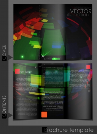 Brochure Template Design.  Vector Illustration. Eps 10.のイラスト素材