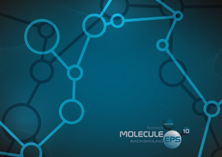Molecule Abstract Background.  Vector Illustration. Eps 10.のイラスト素材