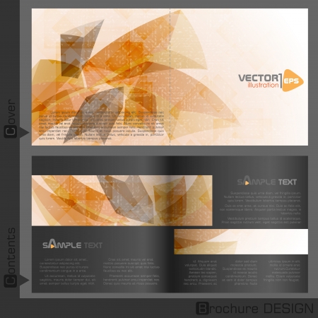 Brochure Template Design.  Vector Illustration. Eps 10.のイラスト素材